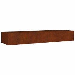 Lit surélevé de jardin 280x80x40 cm acier corten 548593548593