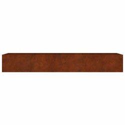 Lit surélevé de jardin 280x80x40 cm acier corten 548593548593