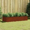 Lit surélevé de jardin 200x80x40 cm acier corten 548598548598