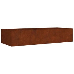 Lit surélevé de jardin 200x80x40 cm acier corten 548598548598