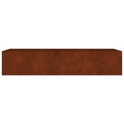 Lit surélevé de jardin 200x80x40 cm acier corten 548598548598