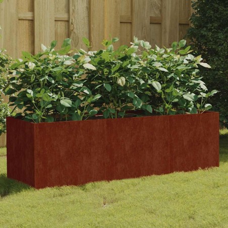 Lit surélevé de jardin 120x40x40 cm acier corten 548600548600