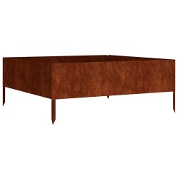 Lit surélevé de jardin 100x100x41 cm acier corten 548601548601