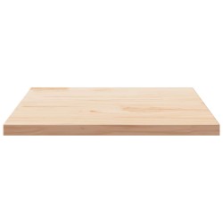 Plateau de table 80x80x2,5 cm Bois massif Pin Carré 548613548613