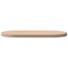 Plateau de table ovale en pin massif 70 x 35 x 2,5 cm 548615548615
