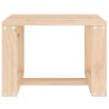 Table d'appoint de jardin 40x38x28,5 cm bois massif de pin 548625548625
