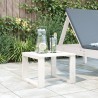 Table d'appoint de jardin blanc 40x38x28,5cm bois massif de pin 548626548626