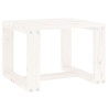 Table d'appoint de jardin blanc 40x38x28,5cm bois massif de pin 548626548626