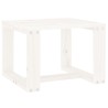 Table d'appoint de jardin blanc 40x38x28,5cm bois massif de pin 548626548626