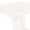 Table d'appoint de jardin blanc 40x38x28,5cm bois massif de pin 548626548626