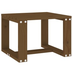 Table d'appoint jardin marron miel 40x38x28,5cm bois massif pin 548627548627