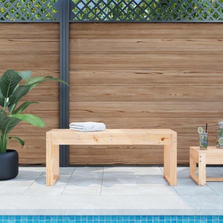 Banc de jardin 110x38x45 cm bois massif de pin 548632548632