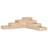 Jardinière de jardin à 4 niveaux 106 x 104,5 x 36 cm Bois de pin massif 548633548633