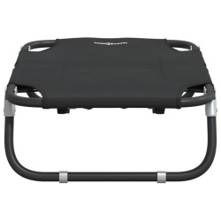 Lit pour chien pliable anthracite tissu Oxford et acier 548657548657