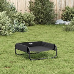Lit surélevé pour chien anthracite tissu Oxford et acier 548665548665