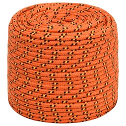 Corde de bateau Orange 6 mm 500 m Polypropylène 548731548731