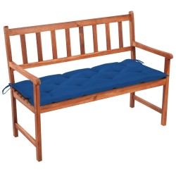 Banc de jardin avec coussin 120 cm Bois d'acacia massif 548736548736