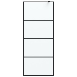 Paroi de douche Noir 80x195 cm Verre ESG dépoli 548739548739
