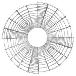 Poteau à gabion circulaire Acier galvanisé Ø30x200 cm 548755548755