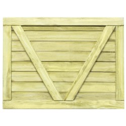 Portail de jardin Bois de pin imprégné 75x100 cm 548766548766
