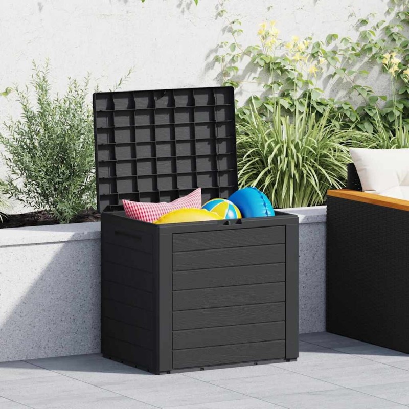 Boîte de stockage jardin Anthracite 58,5x46x55 cm Polypropylène 548775548775