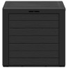 Boîte de stockage jardin Anthracite 58,5x46x55 cm Polypropylène 548775548775