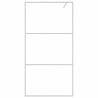 Paroi de douche Argenté 100x195 cm Verre ESG transparent 548777548777