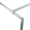 Paroi de douche Argenté 100x195 cm Verre ESG transparent 548777548777