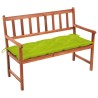 Banc de jardin avec coussin 120 cm Bois d'acacia massif 548779548779
