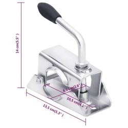 Pince de roue de jauge 13,5x6,5x14 cm Acier galvanisé 548784548784
