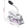 Pince de roue de jauge 13,5x6,5x14 cm Acier galvanisé 548784548784