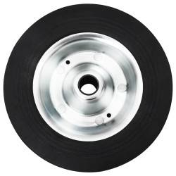 Roue de jauge Ø20x5 cm caoutchouc solide et acier 548785548785