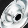Roue de jauge Ø20x5 cm caoutchouc solide et acier 548785548785