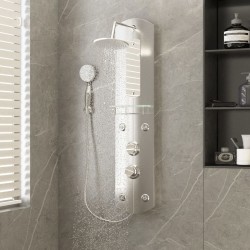 Panneau de douche 25x43x110 cm Argenté 548795548795