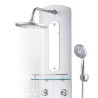 Panneau de douche 25x43x110 cm Argenté 548795548795