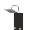 Panneau de douche Verre 25x47,5x130 cm Noir 548796548796
