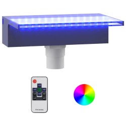 Déversoir pour cascade avec LED RVB Acrylique 30 cm 548797548797