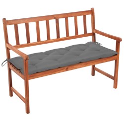 Banc de jardin avec coussin 120 cm Bois d'acacia massif 548821548821