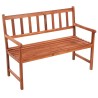 Banc de jardin avec coussin 120 cm Bois d'acacia massif 548821548821