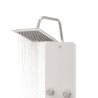 Panneau de douche Verre 25x47,5x130 cm Blanc 548824548824