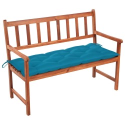 Banc de jardin avec coussin 120 cm Bois d'acacia massif 548826548826