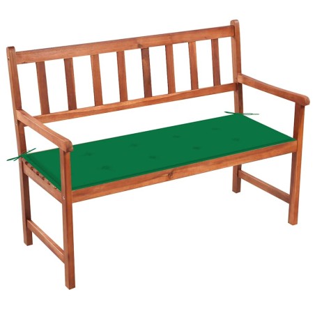Banc de jardin avec coussin 120 cm Bois d'acacia massif 548830548830