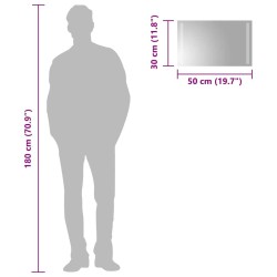 Miroir de salle de bain à LED 50x30 cm 548833548833