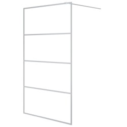 Paroi de douche Argenté 115x195 cm Verre ESG transparent 548836548836