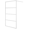 Paroi de douche Argenté 115x195 cm Verre ESG transparent 548836548836