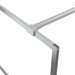 Paroi de douche Argenté 100x195 cm Verre ESG transparent 548837548837