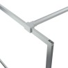 Paroi de douche Argenté 100x195 cm Verre ESG transparent 548837548837