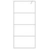 Paroi de douche Argenté 90x195 cm Verre ESG transparent 548838548838