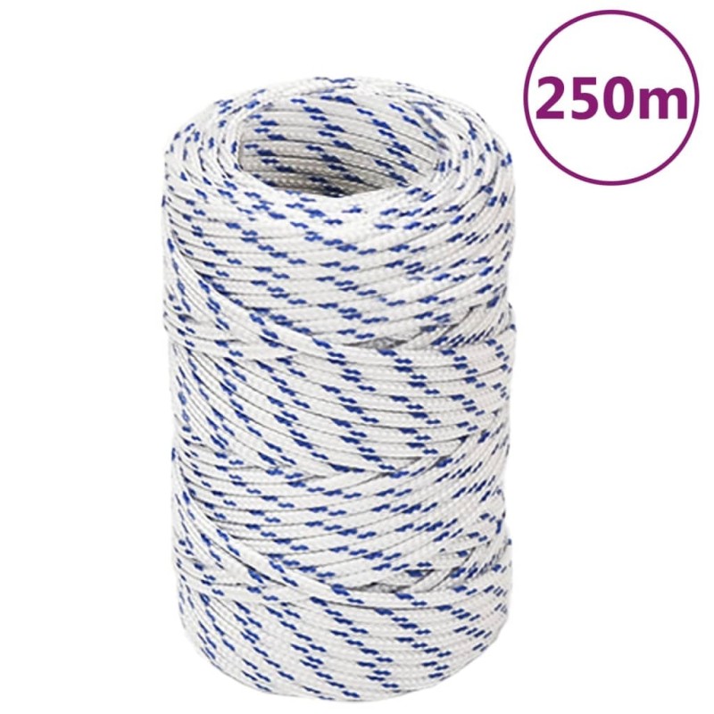 Corde de bateau Blanc 2 mm 250 m Polypropylène 548846548846