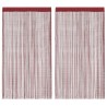 Rideau en fils 2 pcs 140 x 250 cm Bordeaux 548849548849